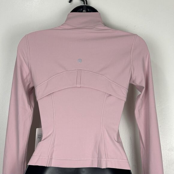 LULULEMON DEFINE CROPPED JACKET  NULU PINK HAZE SIZE 4 RARE - Picture 11 of 14